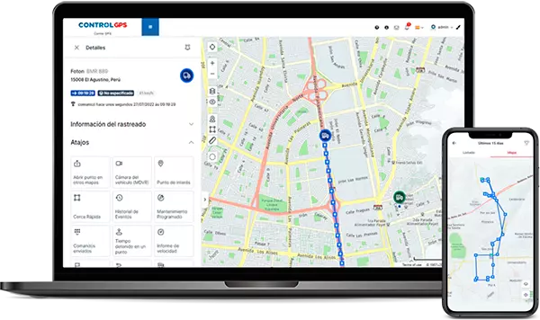 Plataforma Control GPS