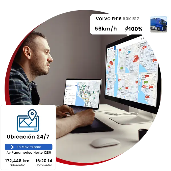 GPS para camiones | Mejoramos la gestión y seguridad de flotas